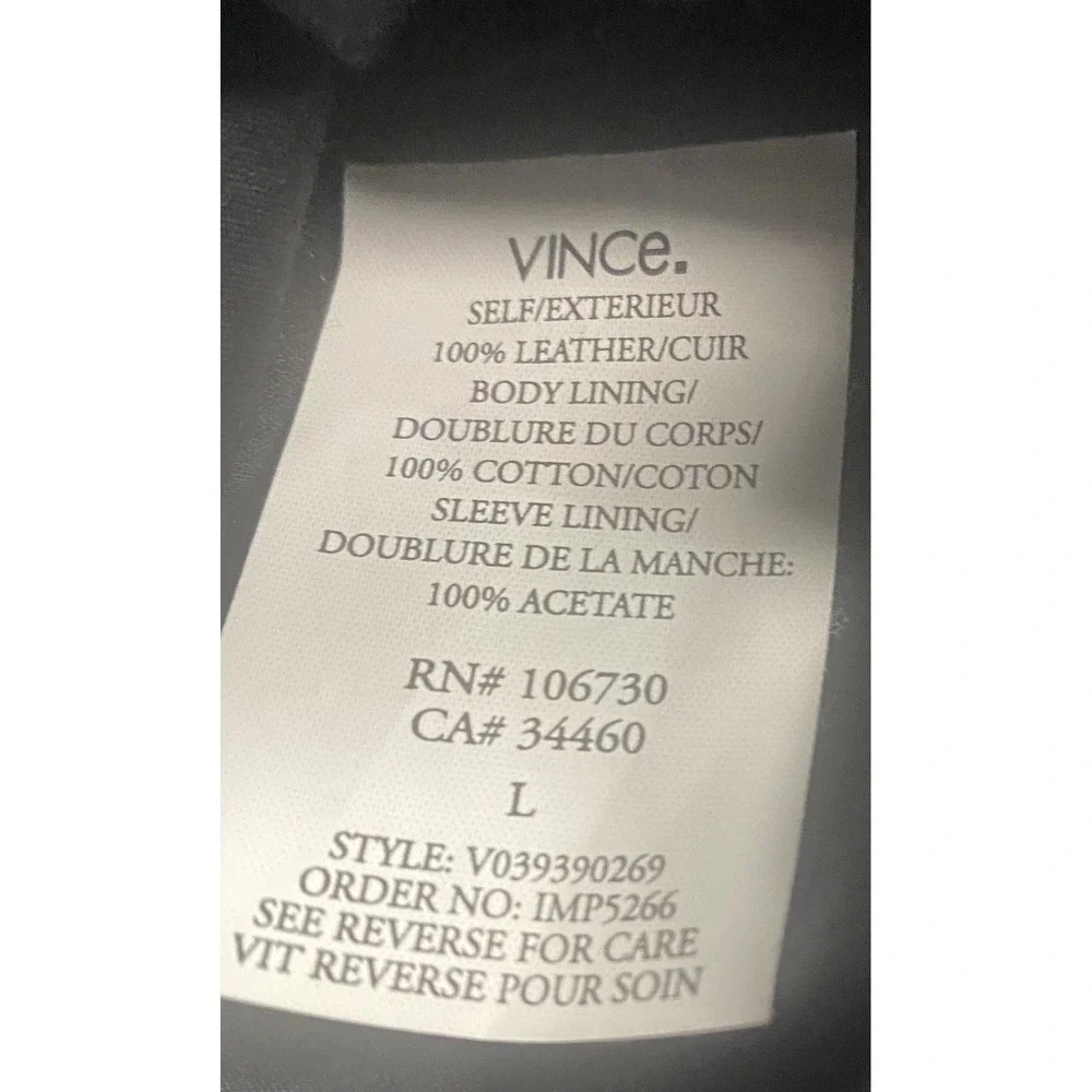 Vince 100% leather